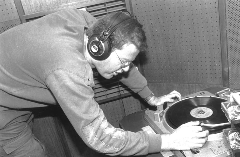  DUBI LENZ spinning a record in 1987.  (photo credit: NAOR RAHAV)