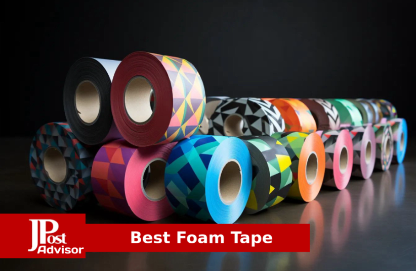 ToLanbbt High Density Foam Insulation Tape Adhesive Rubber Strip, Seal, Door Insulation Foam Tape Weatherstrip, Waterproof, HVAC, pipes, Foam Strips
