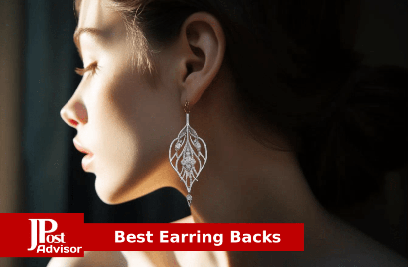 2-Pairs 14K Gold Locking Earring-Back Replacements for Studs,  Hypoallergenic 925 Silver Secure Backings (No Fading, Comfort)