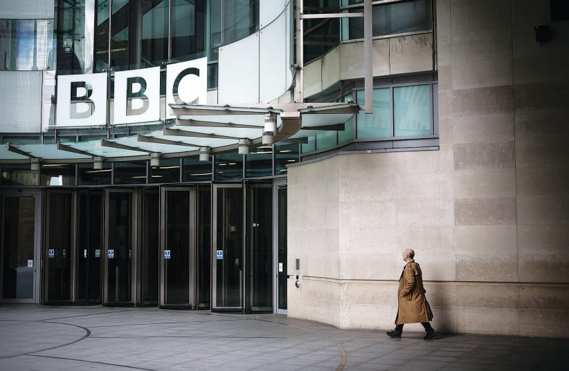  BBC HEADQUARTERS in London (photo credit: HENRY NICHOLLS/REUTERS)