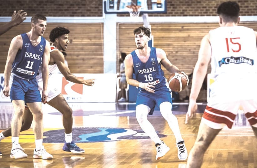 After a so-so group stage, Ron Zipper and Israel have pulled off two knockout upsets to earn a spot in the Under-20 Euro semifinals. (photo credit: FIBA/COURTESY)