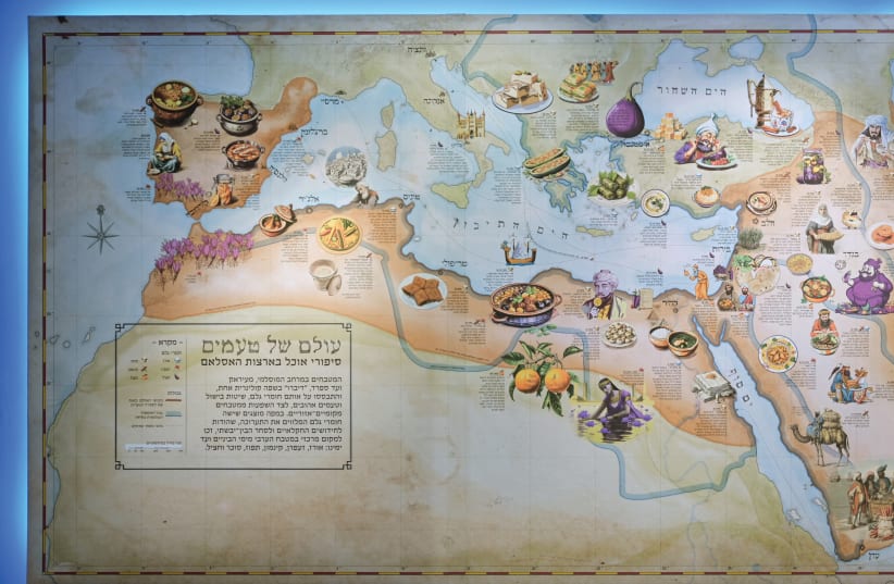  THE ISLAMIC Empire spread the culinary word far and wide.  (photo credit: Map Design: Shahar Davis)