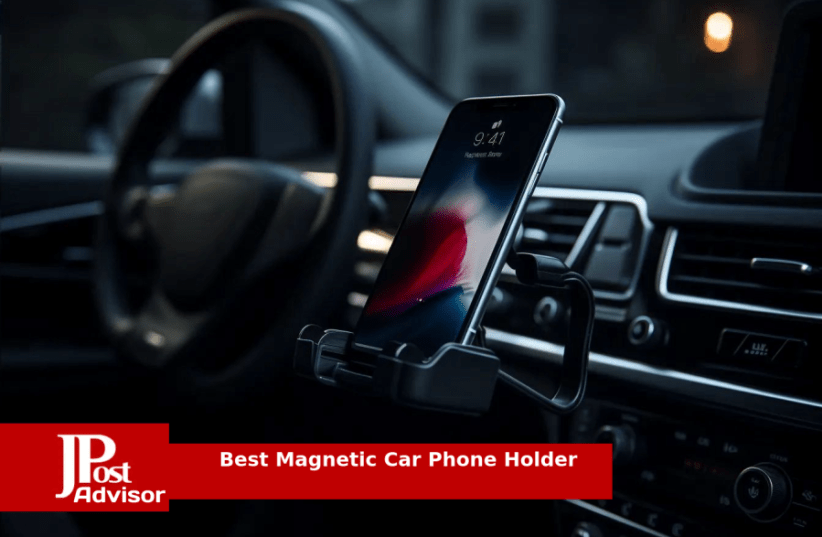 Magnetic Phone Holder for Car Metal Upgrade 6X Magnets Phone Mount Double  360° Rotation Super Sticker Phone Holder Car Mount Easy Install Suitable  for