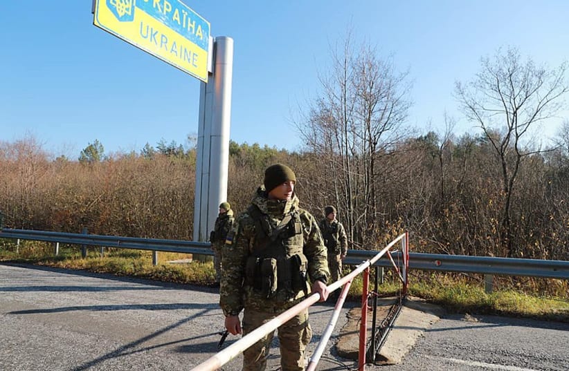  The Ukrainian border guard patrols the international border with Belarus. (photo credit: Wikimedia Commons)