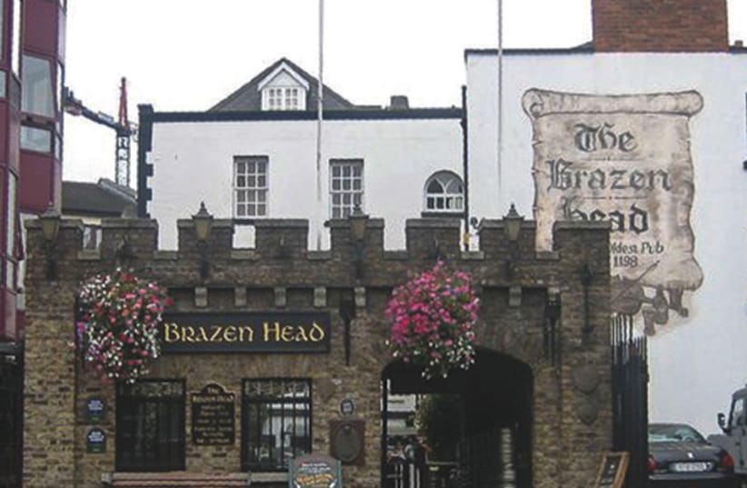  THE BRAZEN HEAD, ‘Ireland’s Oldest Pub.’ (photo credit: Wikimedia Commons)