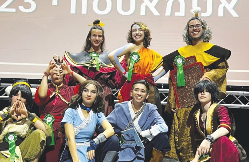  COSPLAYERS DRESS UP as characters from ‘Avatar The Last Airbender’ at Animatsuri in Jerusalem, on August 24, 2023. (photo credit: Gadi Zaig)