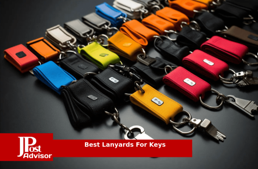 Specialist ID Belt Clip Keychain Holder with Metal Hook & Heavy Duty 1 1/4 inch Key Ring