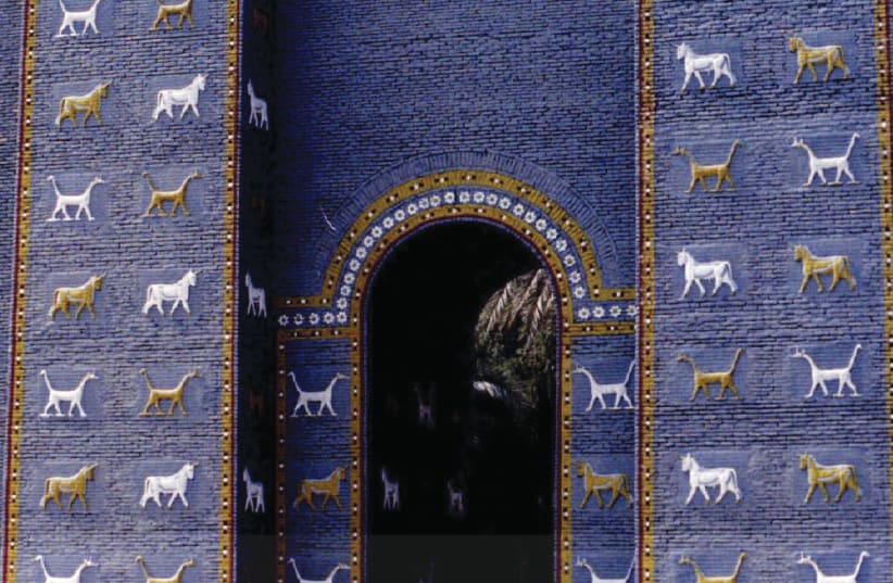  THE RECONSTRUCTED Babylonian Ishtar gate, in modern-day Iraq of 1994, where ancient physicians supposedly carefully observed their patients. (photo credit: REUTERS)