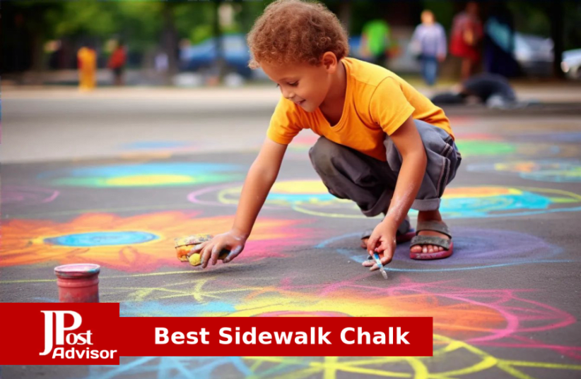 Chalk City Sidewalk Neon Chalk for Kids Washable Outdoor Jumbo