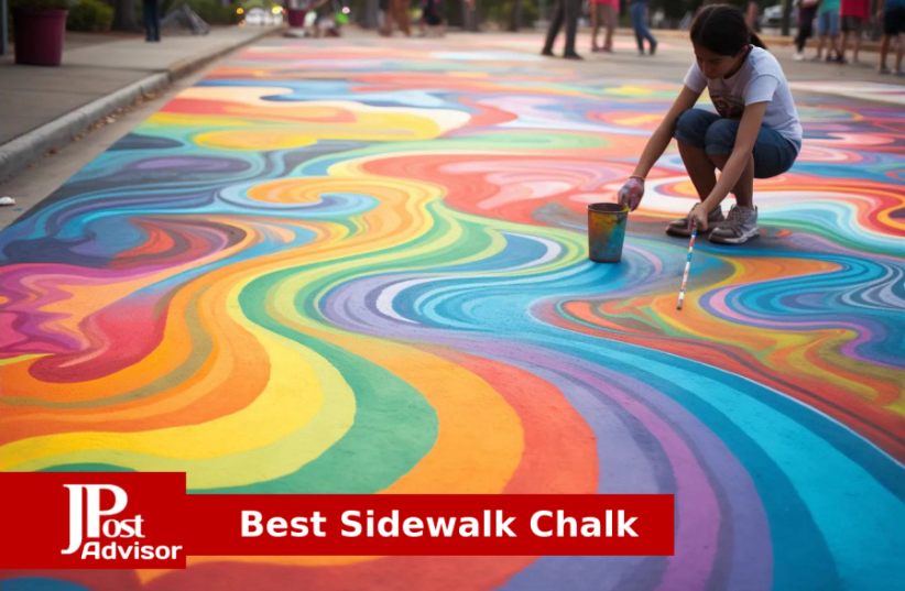 Chalk City Sidewalk Chalk, Jumbo Chalk, Non-Toxic, Washable, Art