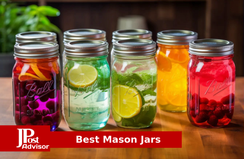 Paksh Novelty Mason Jars - Food Storage Container - 6-Pack - Airtight  Container for Pickling, Canning, Candles, Home Decor, Overnight Oats, Fruit