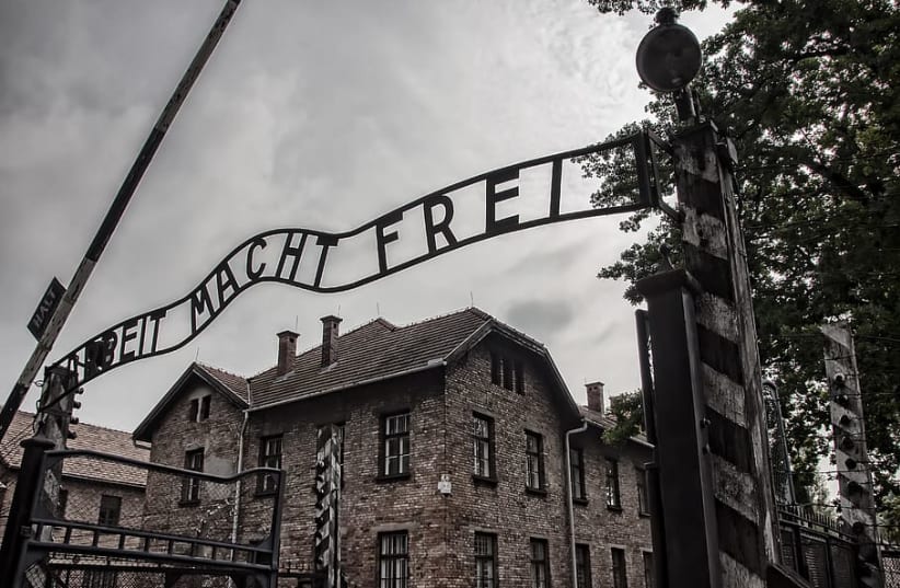  Auschwitz concentration camp, operated by Nazi Germany in occupied Poland during the Holocaust. (photo credit: WALLPAPER FLARE)