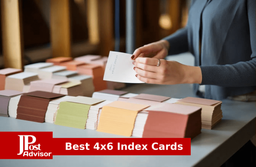 6 Pack 3 X 5 Inch Index Card Box - Index Card Holder Notecard Box Recipe  Card Bo