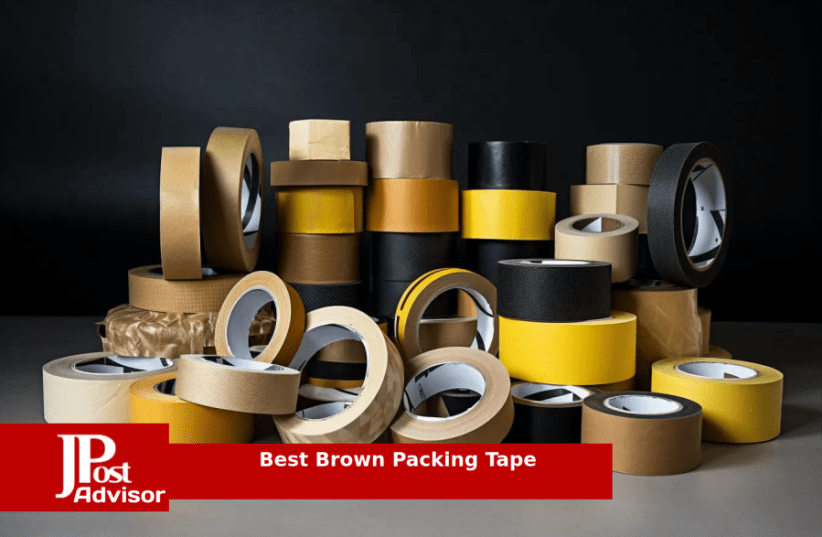 Wrapemo Brown Packing Tape, Kraft Paper Tape Brown Gummed Tape, 6