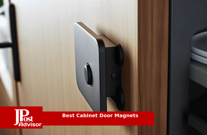 Magnetic Door Catch Magnets with Adhesive Backing Cabinet Magnets Thin Flat  Furniture Catch Adhesive Door Latch (4 Pack White) 