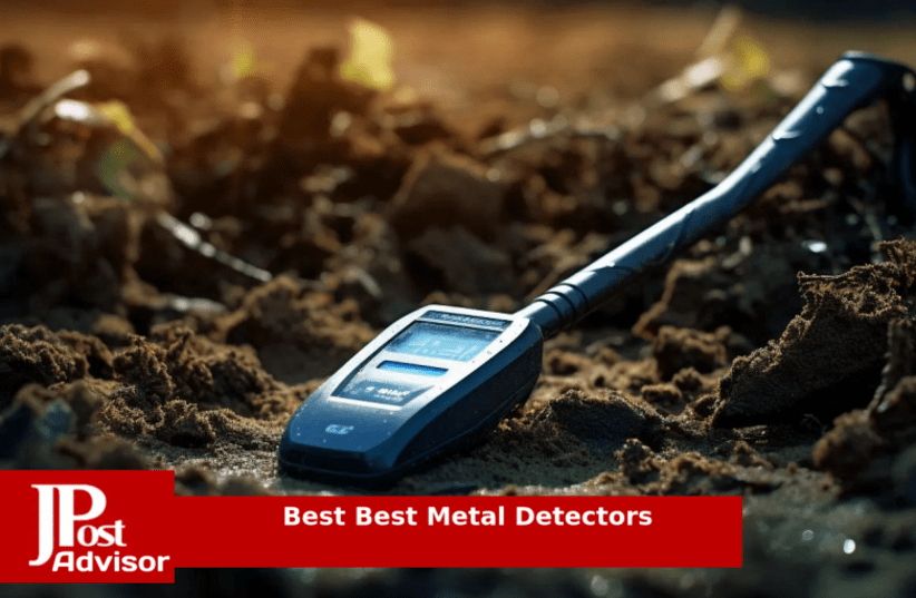 SUNPOW Metal Detector, IP68 Waterproof Coil, Identify 9 Types of