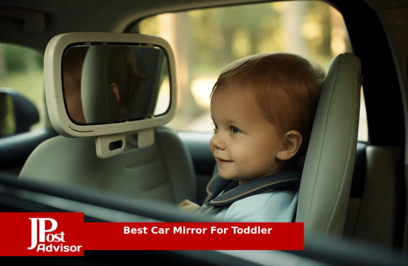 Lusso Gear Baby Backseat Mirror for Car. Largest and Most Stable
