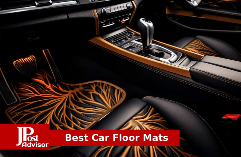 Car Mats - 3 Pcs Anti Skid Premium Stylish Car Floor Mat (Grey