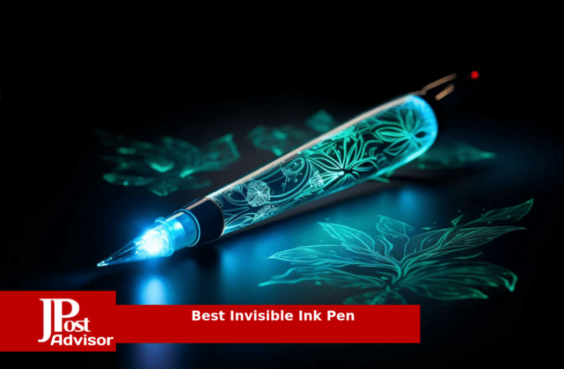 Invisible Ink pen with LED light for secret message