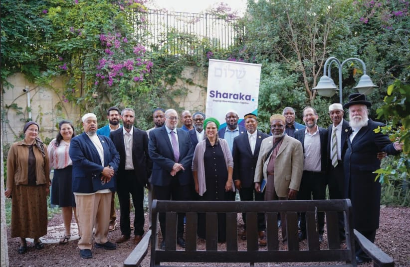 Visiting Imams join Israeli rabbis and scholars for a day of study with Ohr Torah Stone’s Blickle Institute for Interfaith Dialogue. (photo credit: Sharaka)