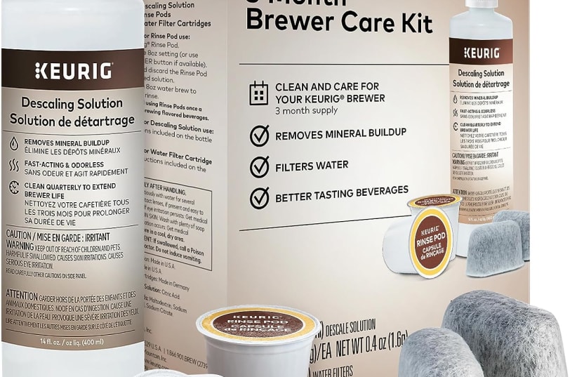 Impresa Descaler (2 Pack, 2 Uses per bottle) - Made in The USA - Universal Descaling Solution for Keurig, Nespresso, DeLonghi and All Single Use