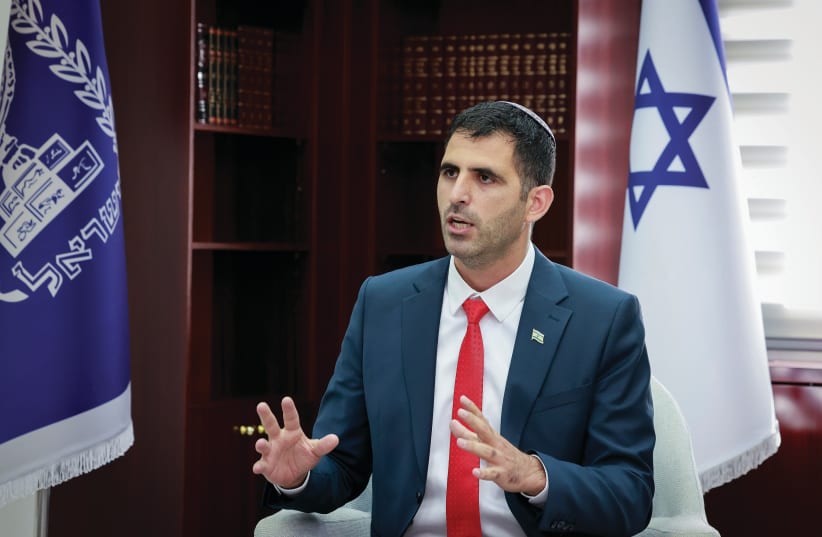  COMMUNICATIONS MINISTER Shlomo Karhi: Even if I myself were the new regulator, I wouldn’t have the authority to monitor content.  (photo credit: MARC ISRAEL SELLEM)