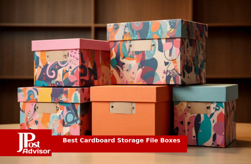 creative cardboard documents storage box fancy
