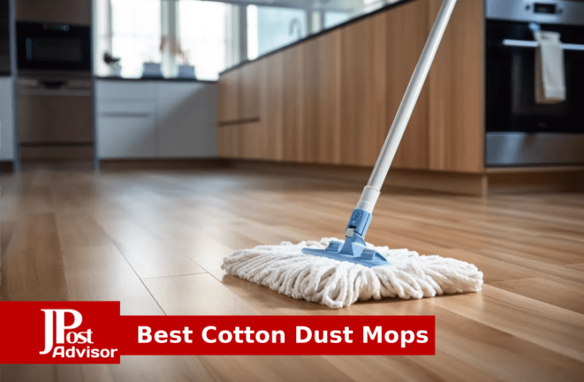 nine forty usa 18 inch commercial cotton dry dust mop head hardwood floor  duster broom set