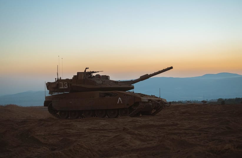  The new Israeli "Barak" tank (photo credit: DEFENSE MINISTRY)