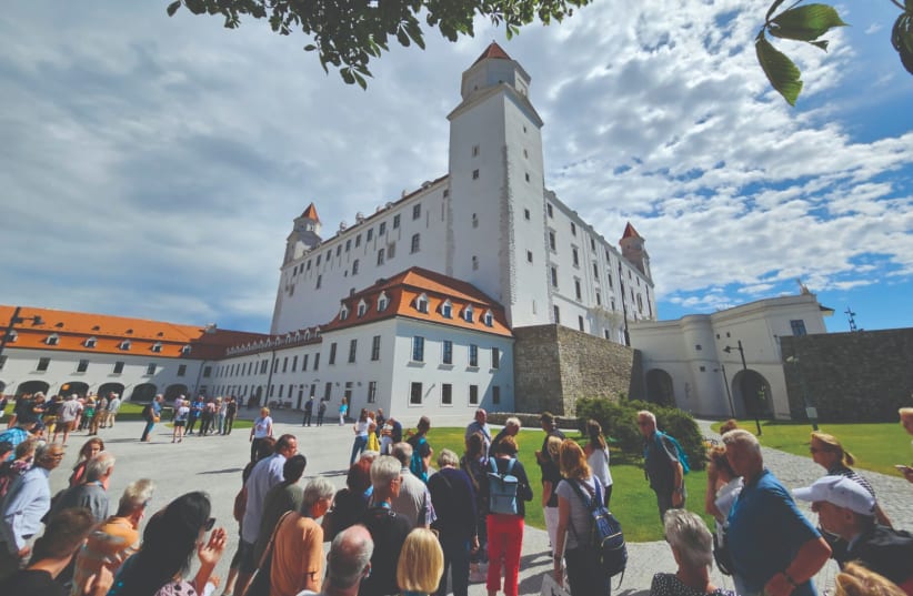  BRATISLAVA CASTLE, ever dominant, overlooks this small city packed with history, culture, and great food. (photo credit: @MarkDavidPod   )