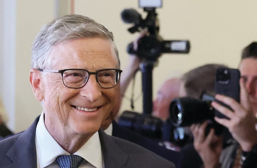  FORMER MICROSOFT CEO Bill Gates arrives for an AI Insight Forum for all US senators, hosted by Majority Leader Chuck Schumer at the Capitol Building, earlier this month. ‘I shudder to think what is coming next,’ says the writer. (photo credit: REUTERS)