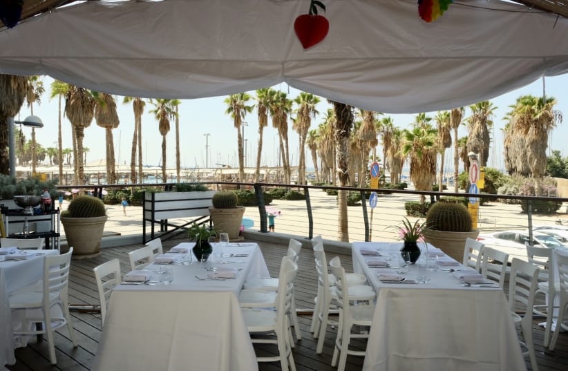  The closest Sukkah to the Mediterranean Sea in Carlton Tel Aviv (photo credit: Virginie Khalifa)