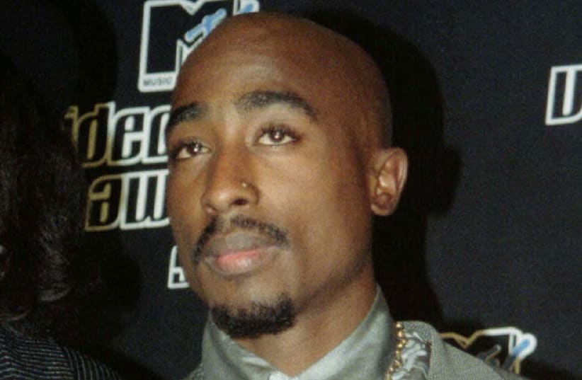  Shakur is seen at the MTV Music Video Awards in New York in this Sept. 4, 1996 file photo. (photo credit: REUTERS)