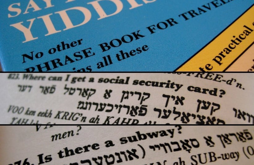 A copy of Say It In Yiddish. (photo credit: FLICKR)