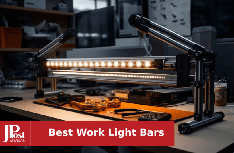 Work Light, 2500lm Bright LED Work Lights, 5200mAh Rechargeable Magnetic Underhood Work Light