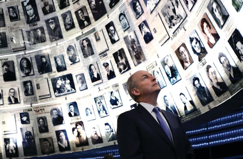  DURING HIS visit last month to Yad Vashem, Irish Foreign Minister Micheál Martin said: ‘It is very important we never forget what happened during the Holocaust, or the enduring lessons learned through the darkest period of human history.’  (photo credit: Micheál Martin/X)