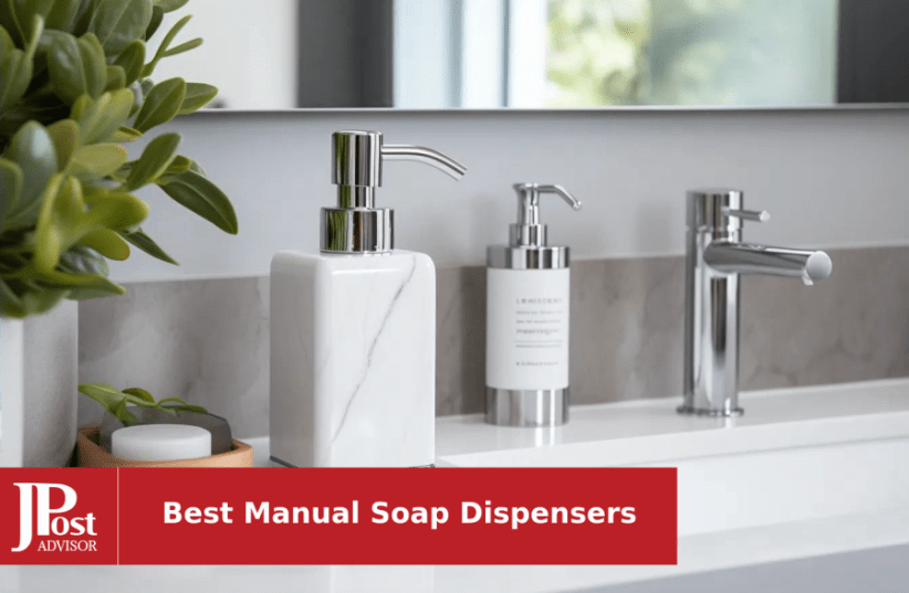 Black Manual Press Type Soap Dispenser For Kitchen Sink, Dish Washing