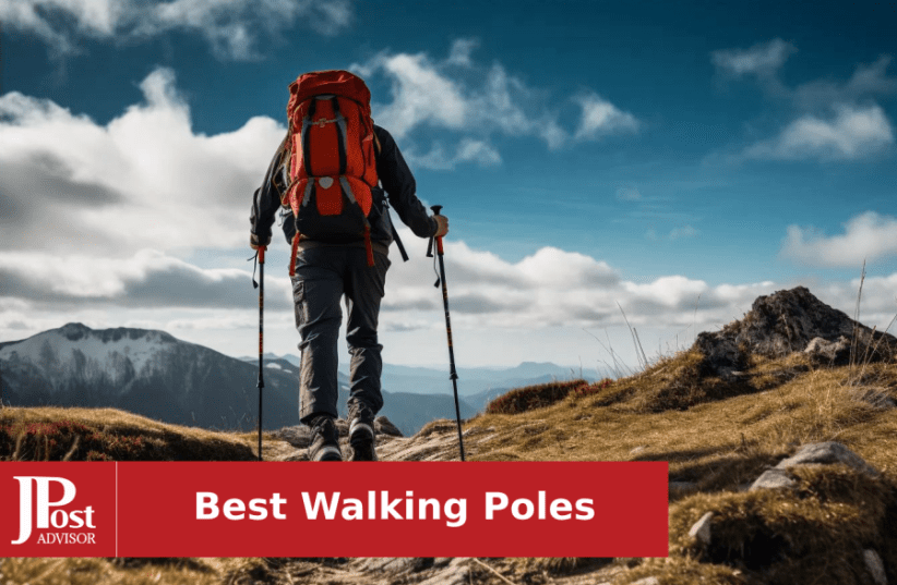 TrailBuddy Hiking Poles - 2-pc Pack Adjustable Walking or Trekking