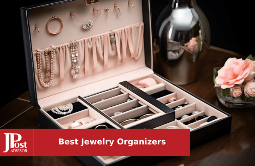 Dajasan Jewelry Storage Box, Large Jewelry Organizer Box, 3-Layer