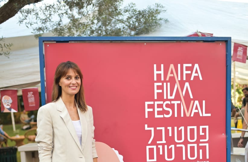  Director Paola Corteselli at the Haifa International Film Festival (photo credit: Haifa International Film Festival/Ziv Amar)