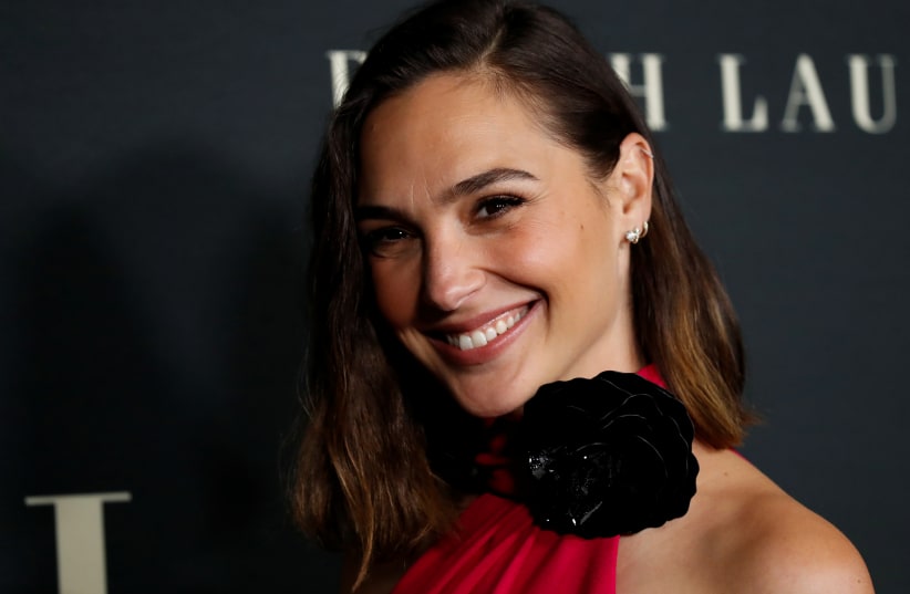  Honoree Gal Gadot attends the 27th annual ELLE Women in Hollywood Celebration at the Academy Museum of Motion Pictures in Los Angeles, California, U.S. October 19, 2021.  (photo credit: REUTERS/MARIO ANZUONI)