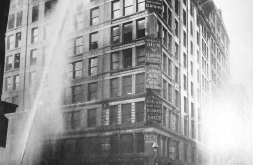 The Triangle Shirtwaist Factory, March 25, 1911. (photo credit: Wikimedia Commons)