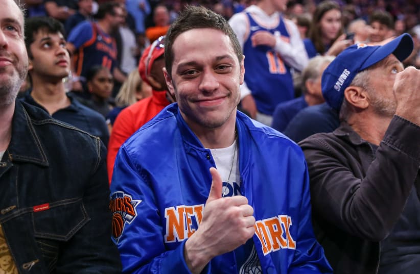 Apr 23, 2023; New York, New York, USA; Comedian Pete Davidson during game four of the 2023 NBA playoffs at Madison Square Garden. (photo credit: WENDELL CRUZ-USA TODAY SPORTS)