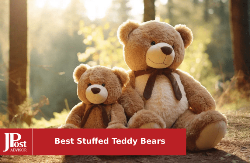 A realistic giant bear, plush teddy brown bear stuffed animal collectible  toy
