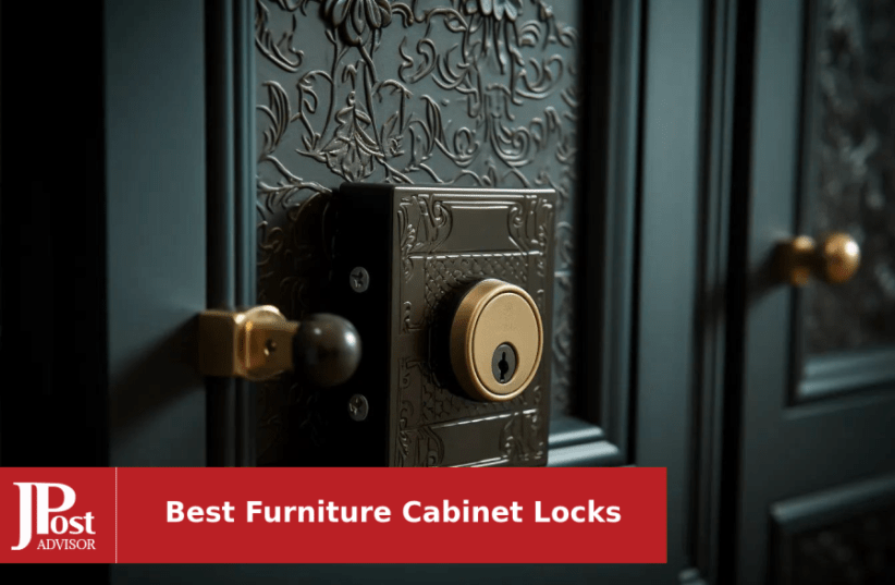Desk Drawer Lock, Zinc Alloy Cabinet Cylinder Cam Furniture Wardrobe Keyed  Alike Locker Security Latch Replacement with Keys for Office Cupboard
