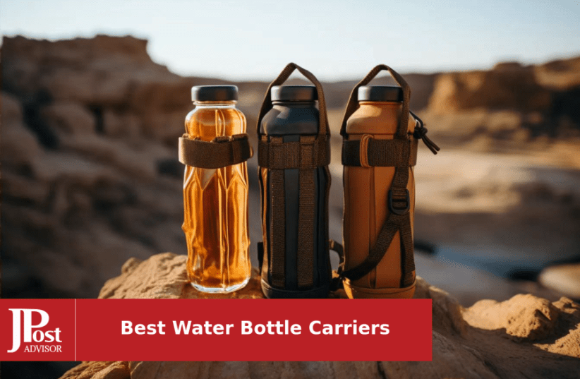 OYATON Universal Water Bottle Carrier Sling with Adjustable Shoulder Strap  for Walking Short Hiking, Water Bottle Holder for 16-64 oz Wide Mouth