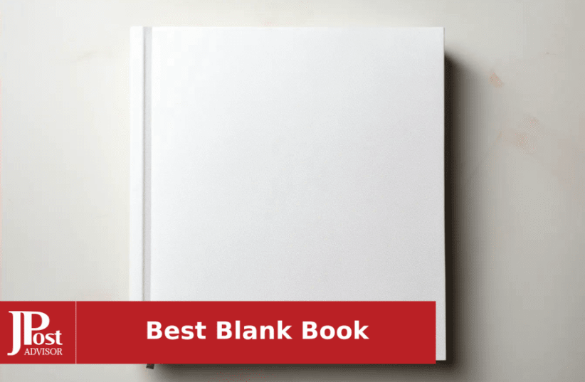 White Hardcover Blank Book 11X8-1/2 -- Case of 8