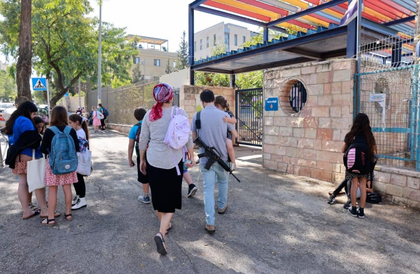  Schools in Jerusalem reopened on Wednesday, October 25th, 2023. (photo credit: MARC ISRAEL SELLEM/THE JERUSALEM POST)
