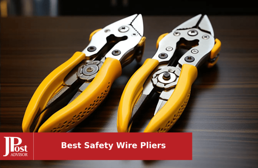 2 Pieces Safety Wire Pliers, 9 Inch 6 Inch Wire Twisting Tool Lock Wire  Pliers and 32 Feet 0.5 mm Wire for Aircraft Auto Industry 