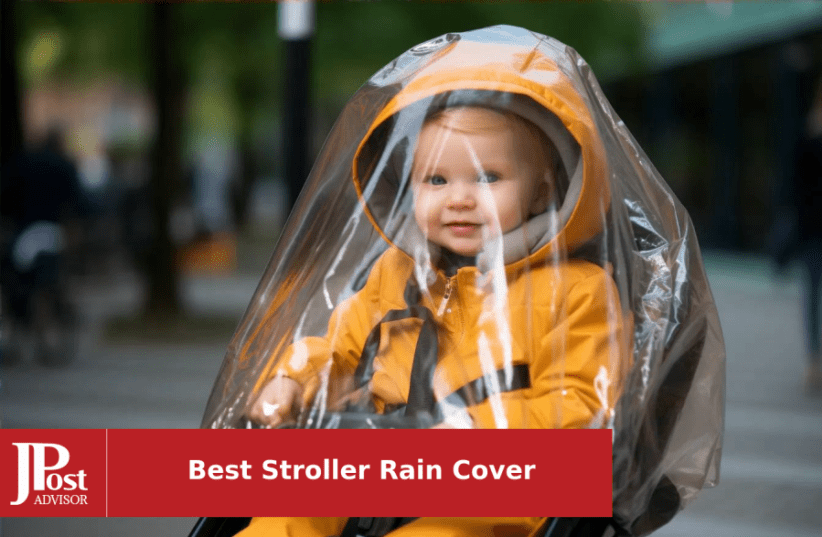 Stroller Rain Cover and Baby Stroller Mosquito Net(2-Piece Set),Baby Travel  Weather Shield, Universal, Protect from Wind, Rain, Snow, Cold